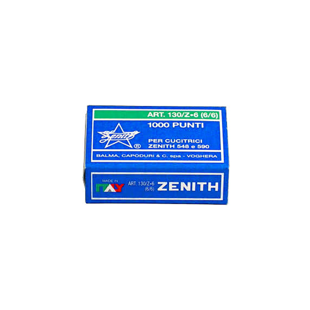 Zszywki 130/Z 6/6 - Zenith - 1000 szt.