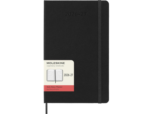 Kalendarz dzienny 2026/2027 L - Moleskine - Black