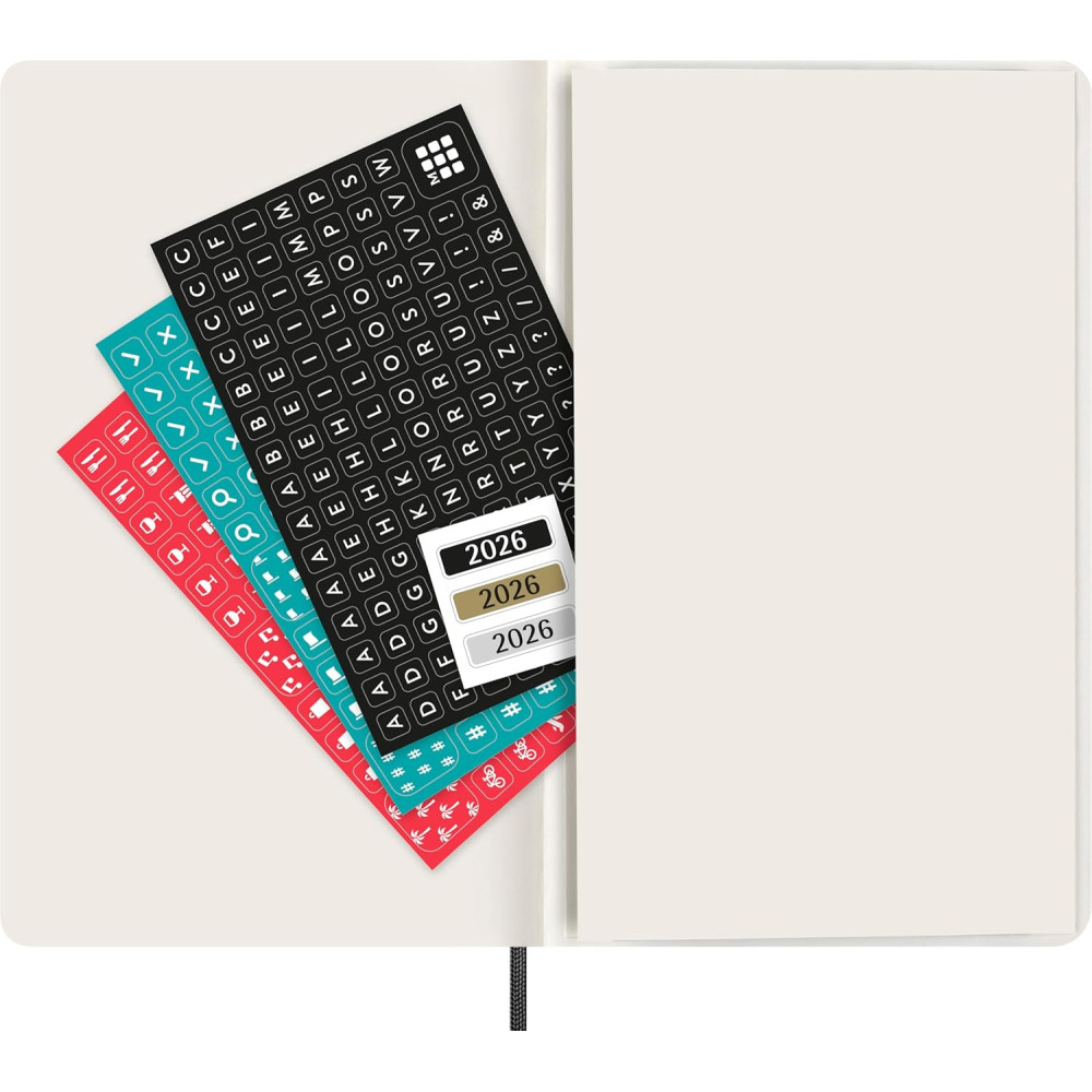 Daily planner 2026/2027 L - Moleskine - Black