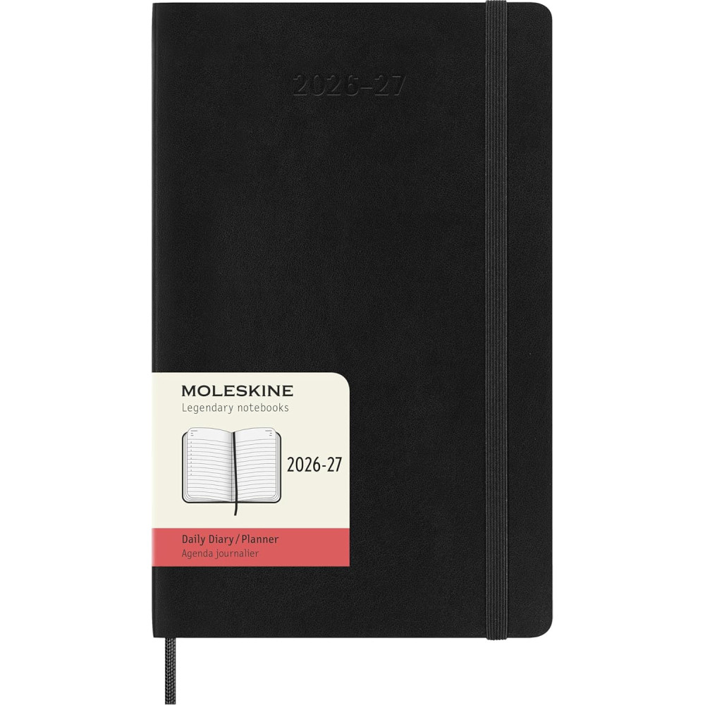 Daily planner 2026/2027 L - Moleskine - Black