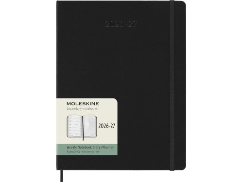 Weekly planner 2026/2027 XL - Moleskine - Black