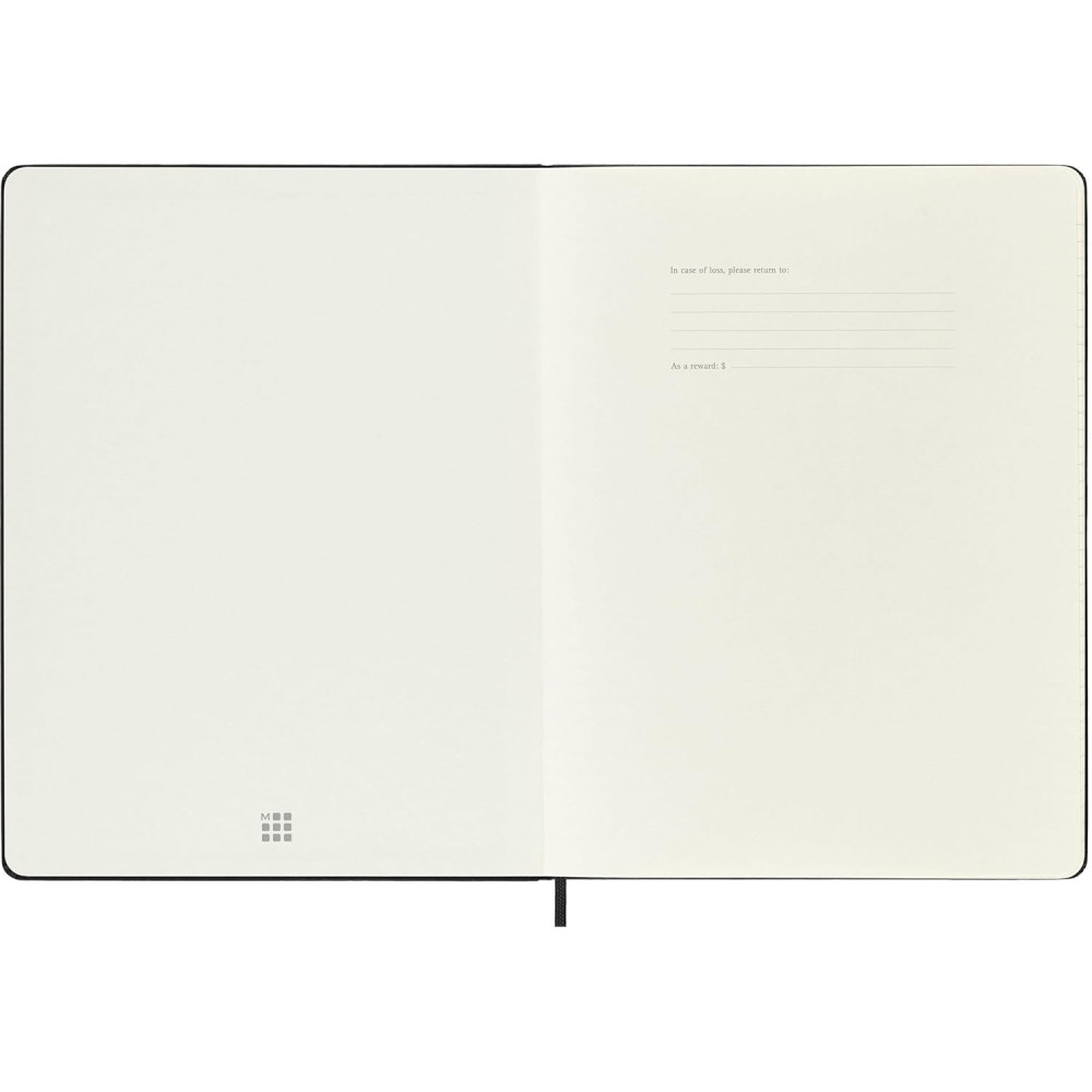 Kalendarz tygodniowy 2026/2027 XL - Moleskine - Black