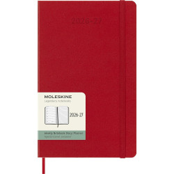 Weekly planner 2026/2027 L - Moleskine - Scarlet Red