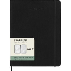 Weekly planner 2026/2027 XL - Moleskine - Black