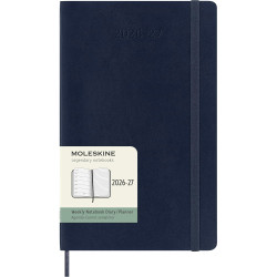 Weekly planner 2026/2027 L - Moleskine - Sapphire Blue