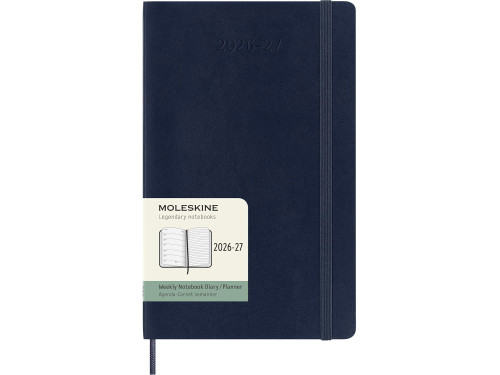 Kalendarz tygodniowy 2026/2027 L - Moleskine - Sapphire Blue