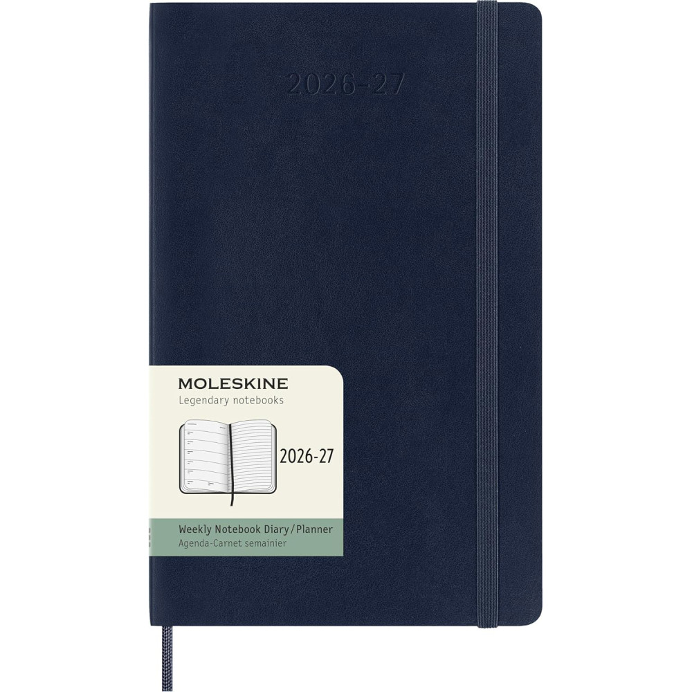 Weekly planner 2026/2027 L - Moleskine - Sapphire Blue