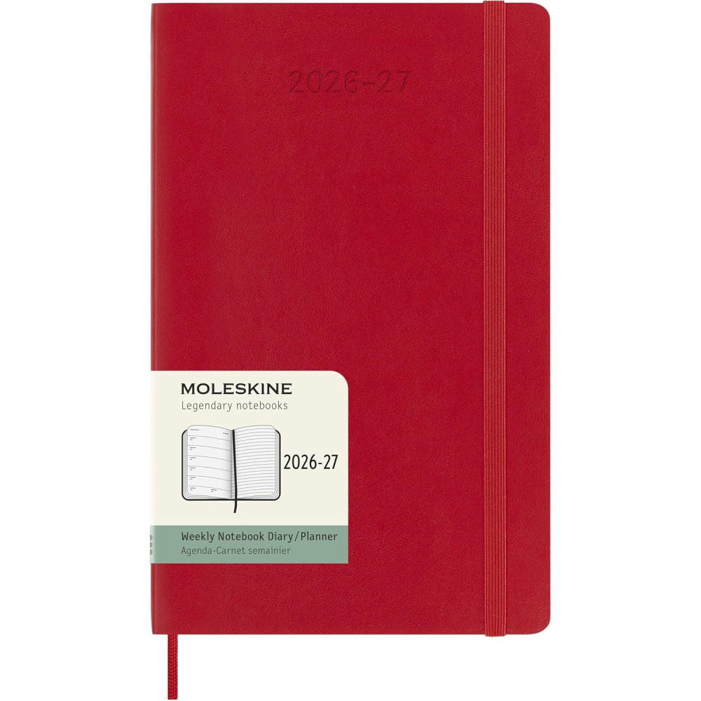 Weekly planner 2026/2027 L - Moleskine - Scarlet Red