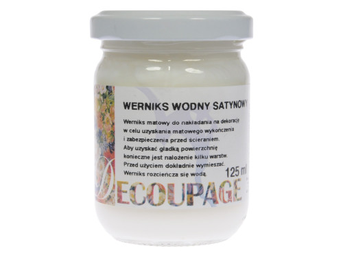 Werniks końcowy, wodny - Renesans - satynowy, 110 ml