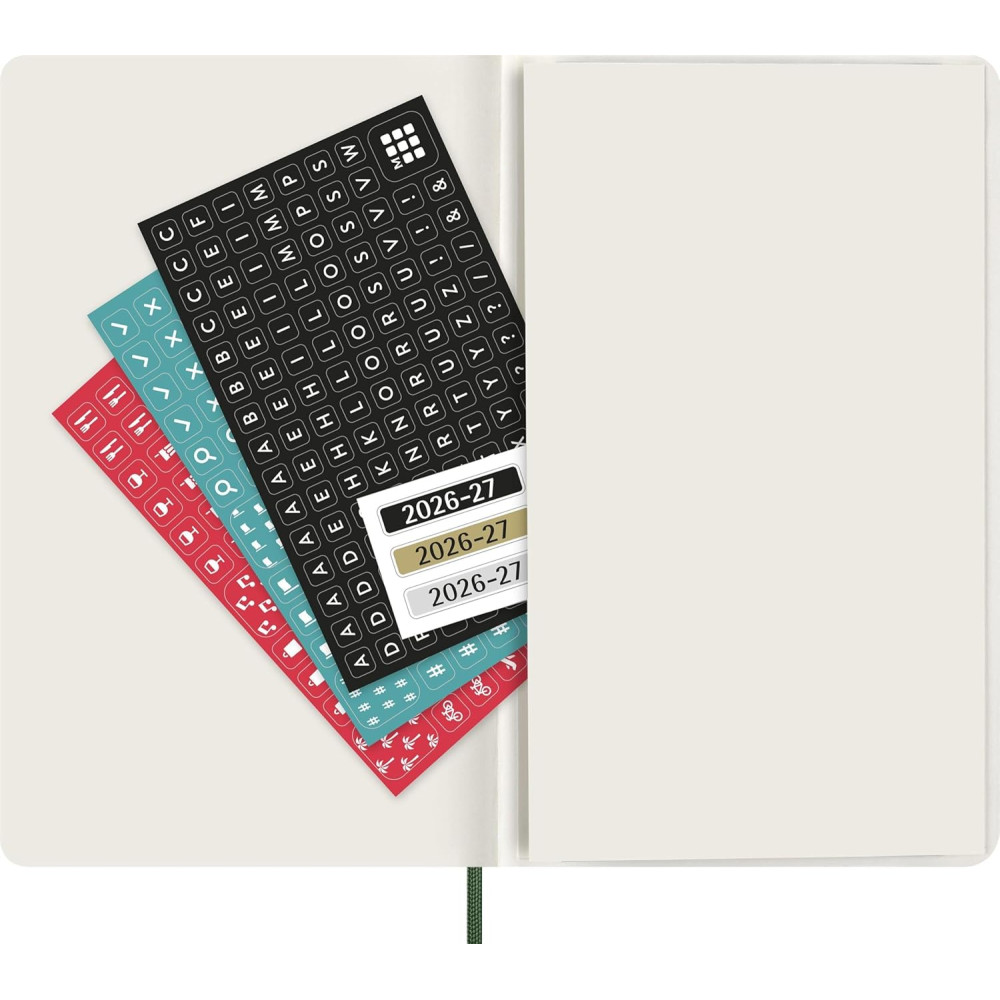 Weekly planner 2026/2027 L - Moleskine - Myrtle Green