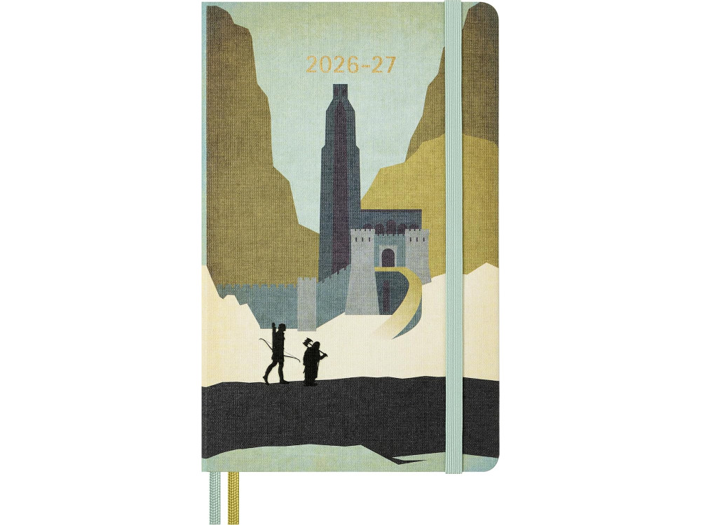 Kalendarz tygodniowy Lord of The Rings 2026/2027 L - Moleskine - Legolas i Gimli