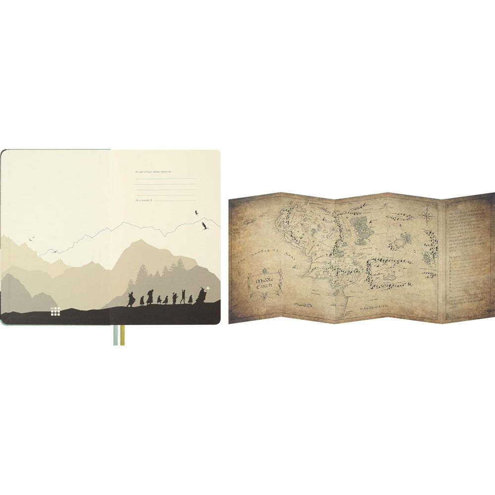 Weekly planner Lord of The Rings 2026/2027 L - Moleskine - Legolas & Gimli