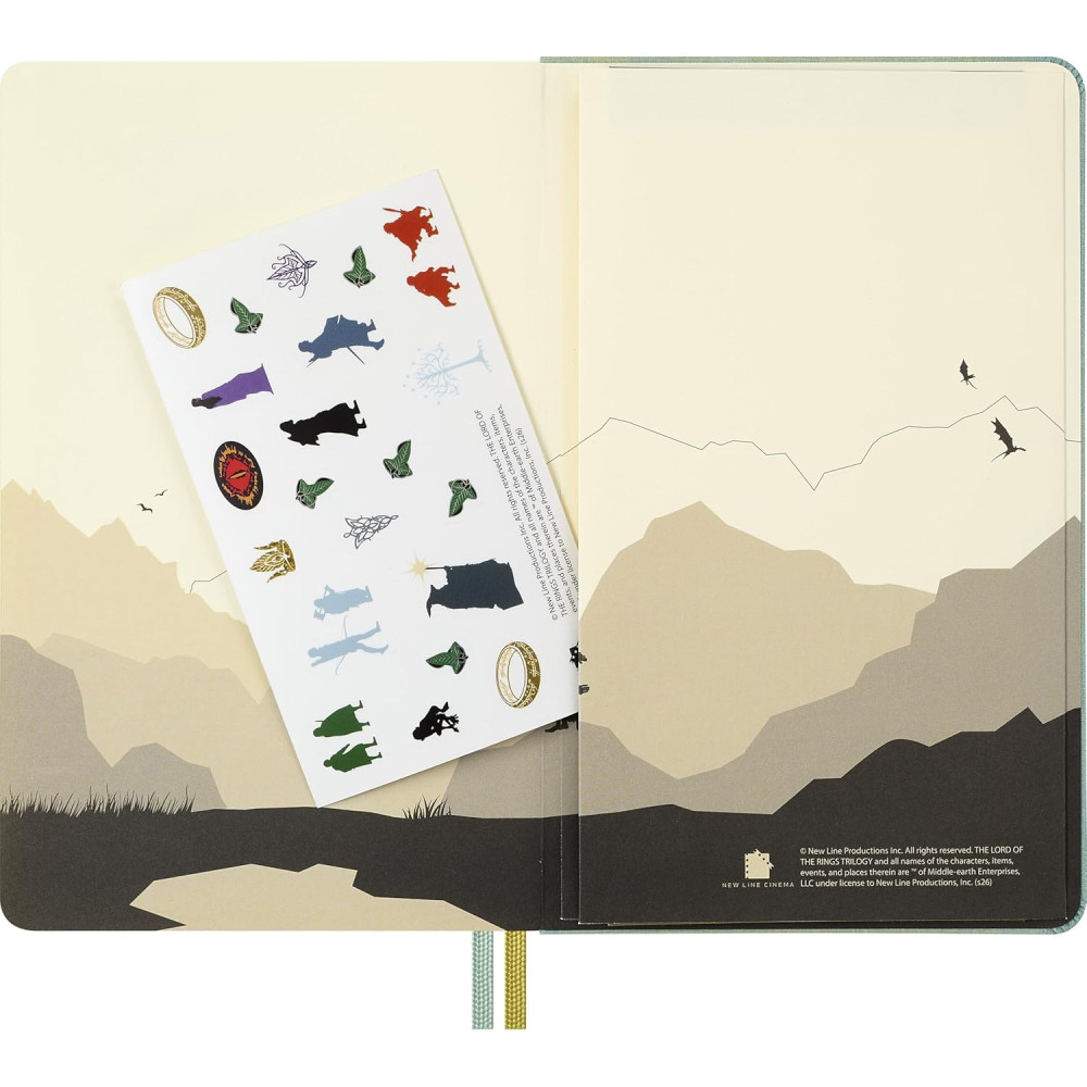 Weekly planner Lord of The Rings 2026/2027 L - Moleskine - Legolas & Gimli