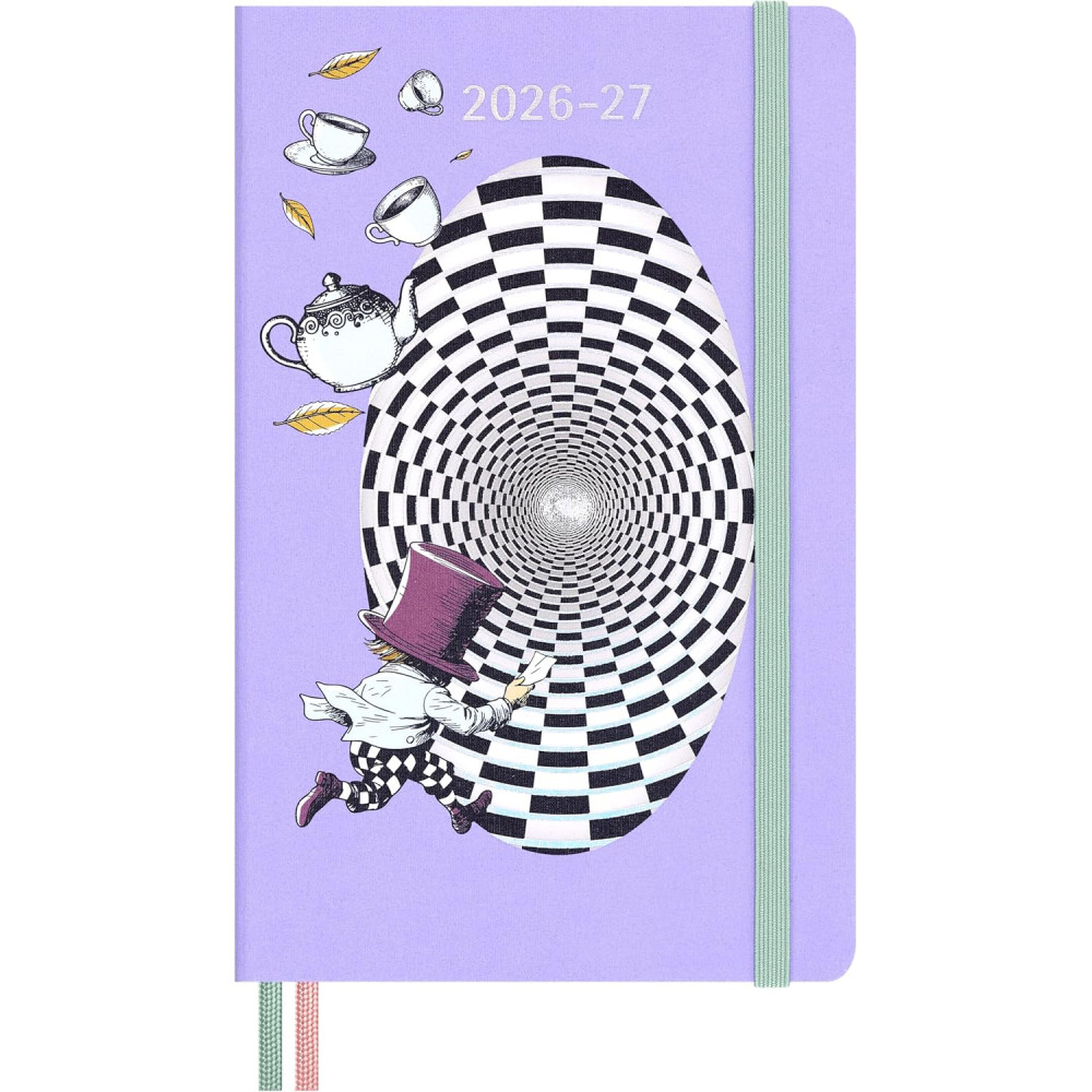Weekly planner Alice's Adventures in Wonderland 2026/2027 L - Moleskine