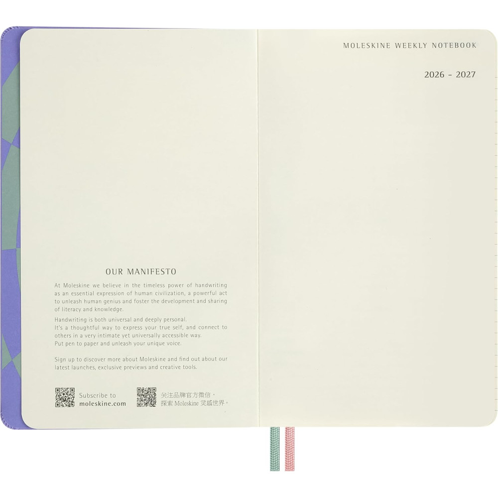 Kalendarz tygodniowy Alice's Adventures in Wonderland 2026/2027 L - Moleskine