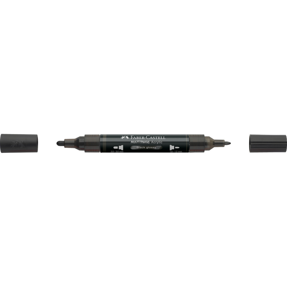 Marker akrylowy Multimark - Faber-Castell - 299 Black Glossy