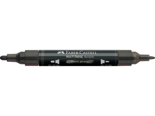 Marker akrylowy Multimark - Faber-Castell - 299 Black Glossy
