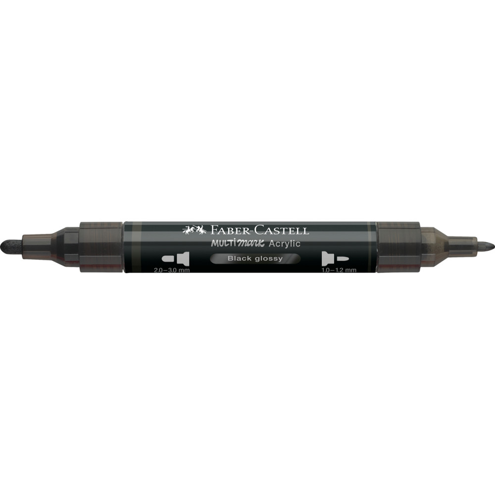 Multimark acrylic marker - Faber-Castell - 299 Black Glossy