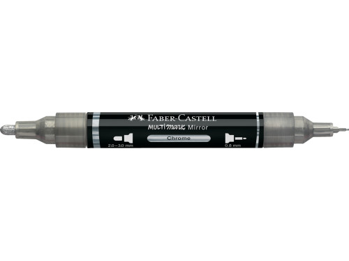Marker akrylowy Multimark Mirror - Faber-Castell - 551 Liquid Chrome