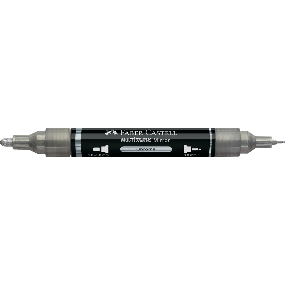 Multimark Mirror acrylic marker - Faber-Castell - 551 Liquid Chrome