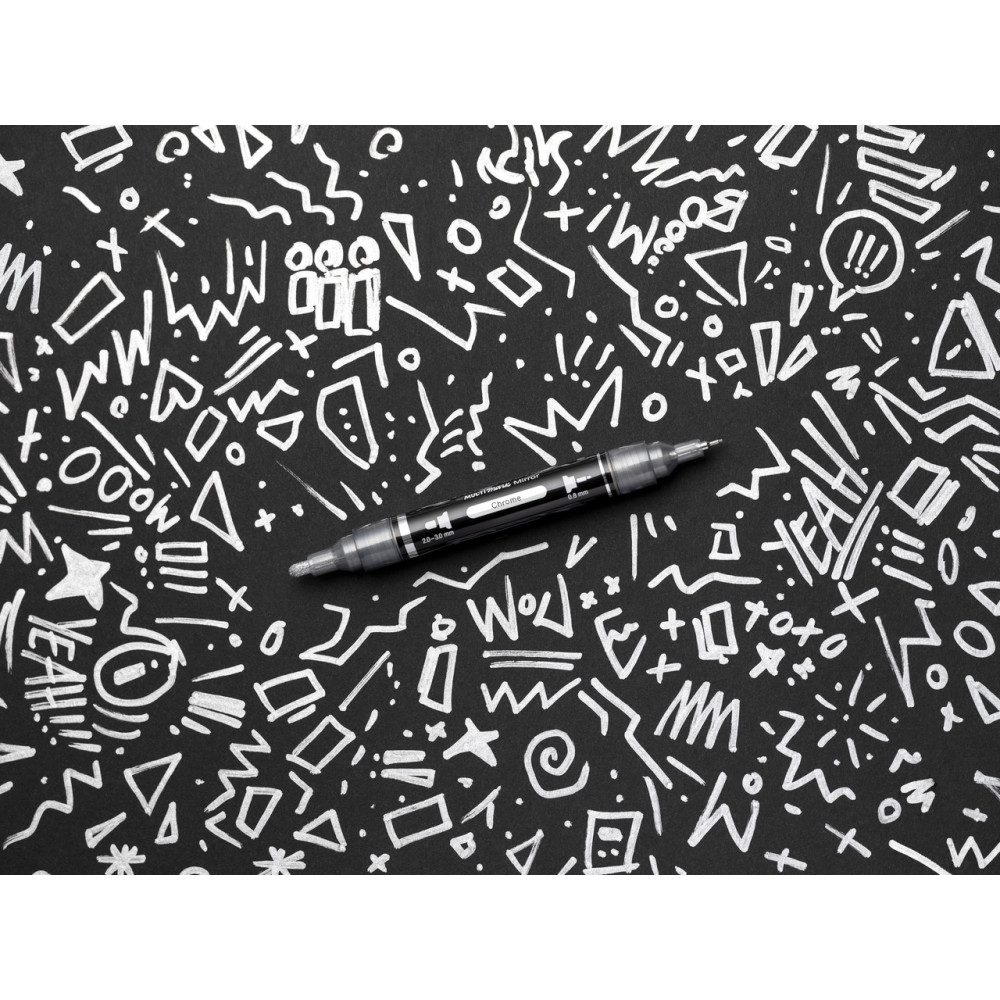 Multimark Mirror acrylic marker - Faber-Castell - 551 Liquid Chrome