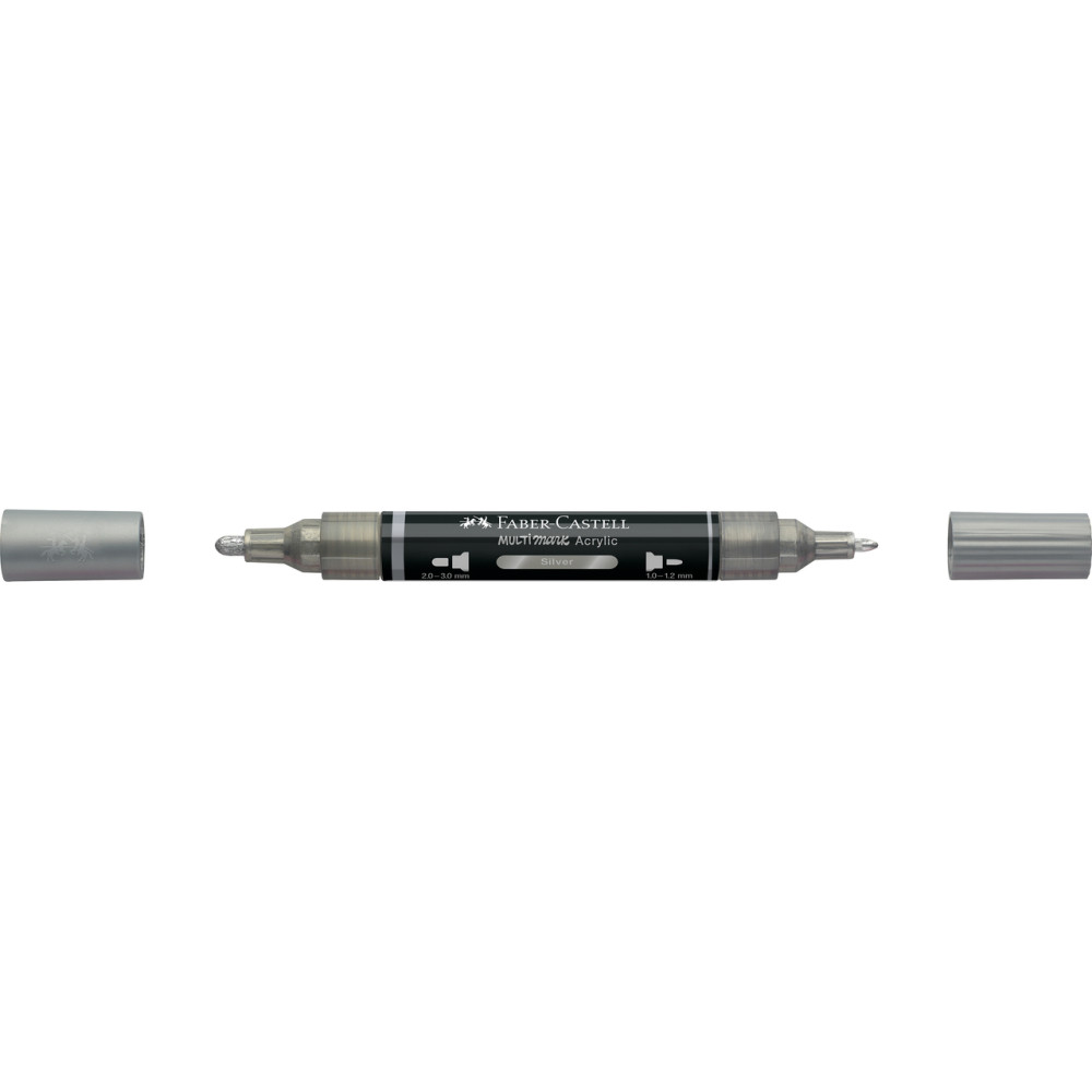 Marker akrylowy Multimark - Faber-Castell - 251 Silver