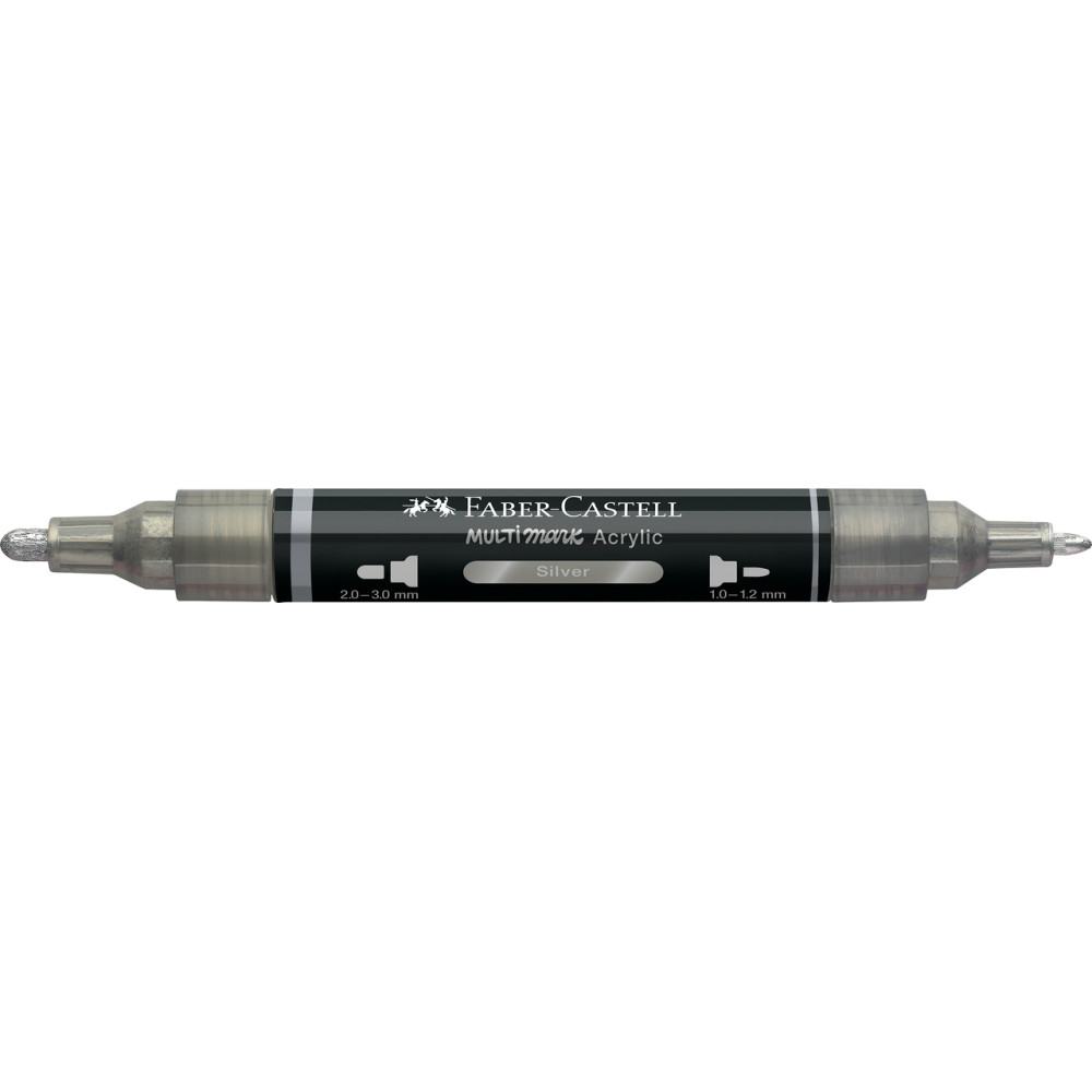Marker akrylowy Multimark - Faber-Castell - 251 Silver