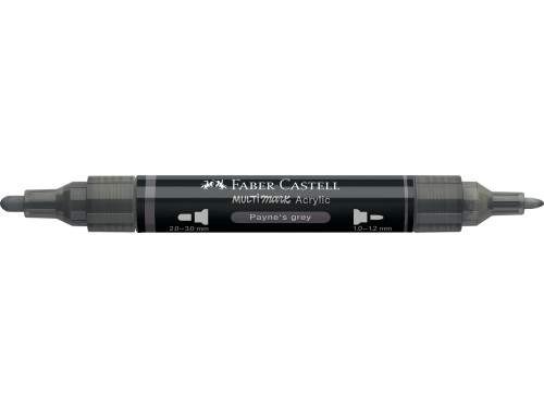 Marker akrylowy Multimark - Faber-Castell - 181 Payne's Grey