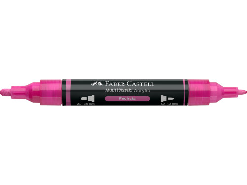 Marker akrylowy Multimark - Faber-Castell - 125 Fuchsia