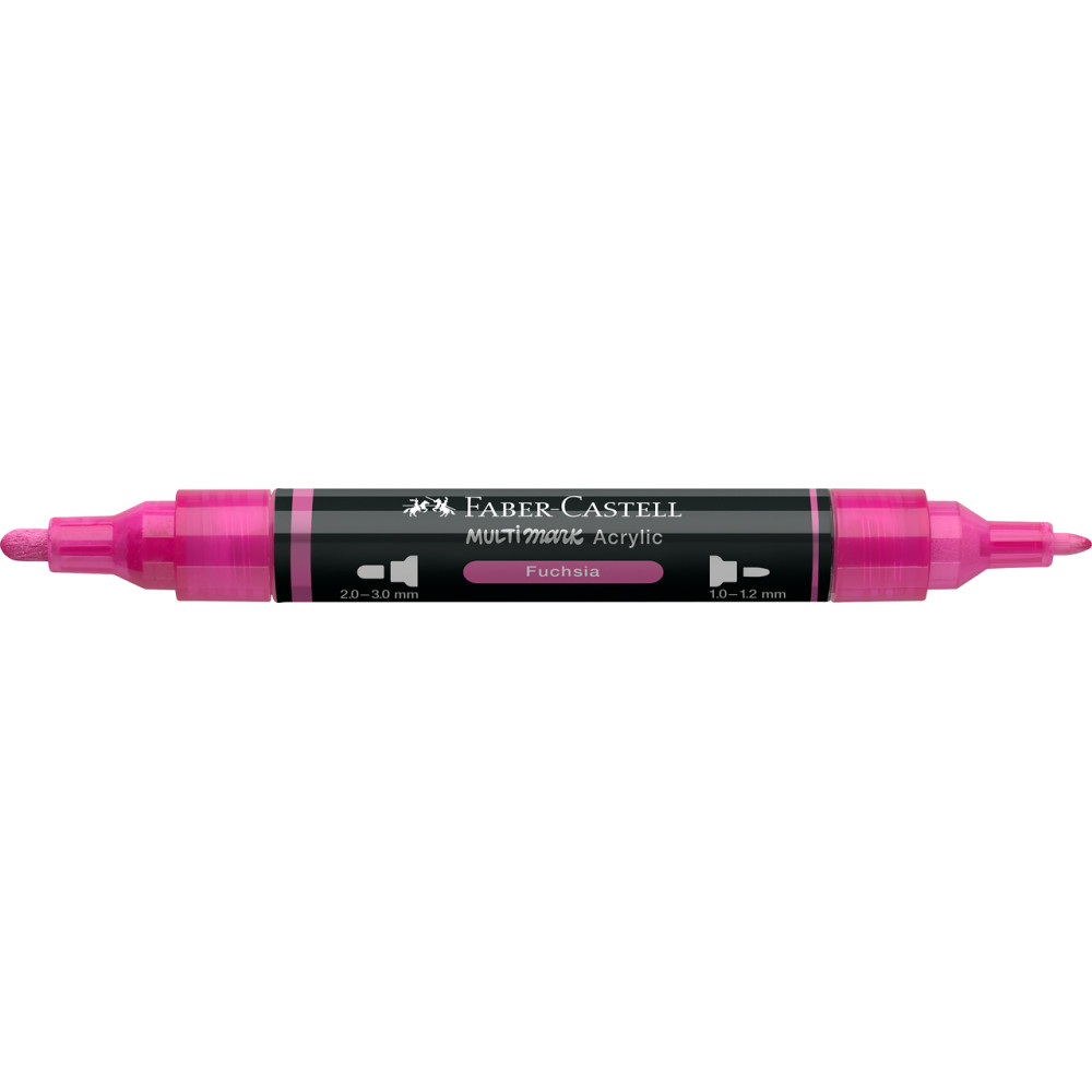 Marker akrylowy Multimark - Faber-Castell - 125 Fuchsia