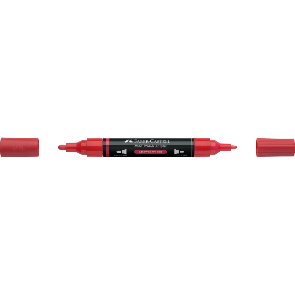 Multimark acrylic marker - Faber-Castell - 219 Strawberry Red