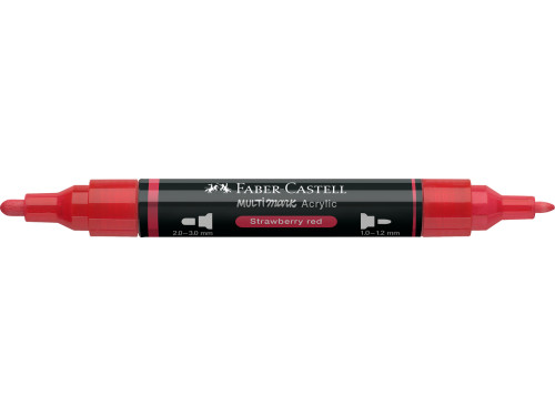 Multimark acrylic marker - Faber-Castell - 219 Strawberry Red