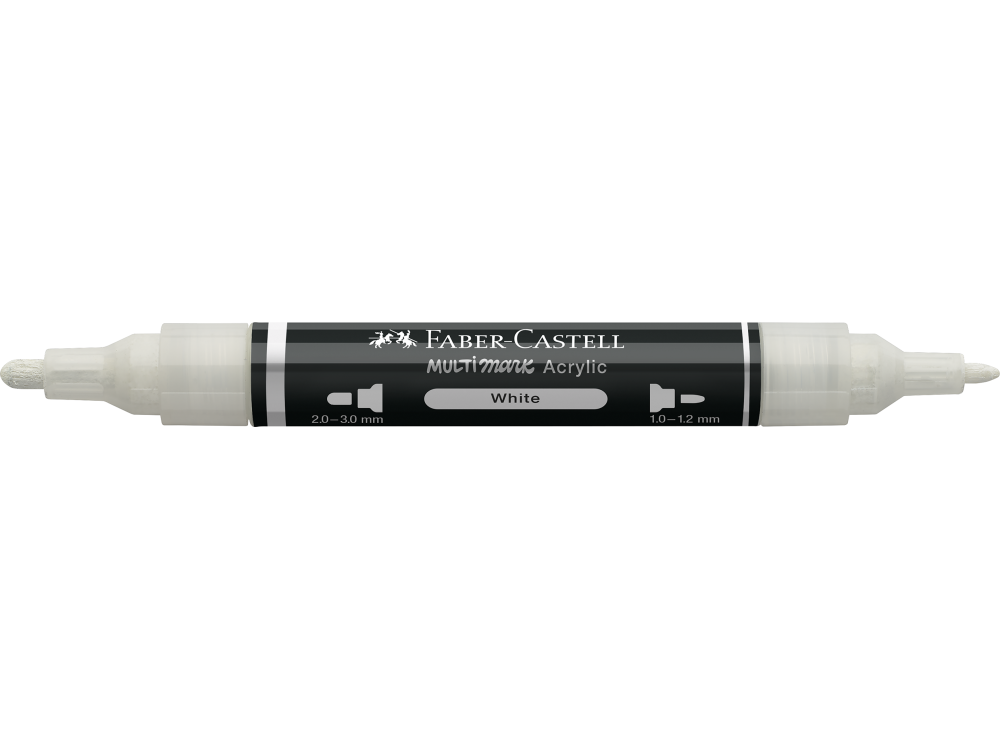 Multimark acrylic marker - Faber-Castell - 101 White