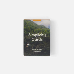 Karty do do samorozwoju Simplicity - The School of Life - 52 szt.
