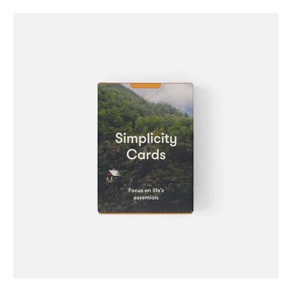 Karty do do samorozwoju Simplicity - The School of Life - 52 szt.