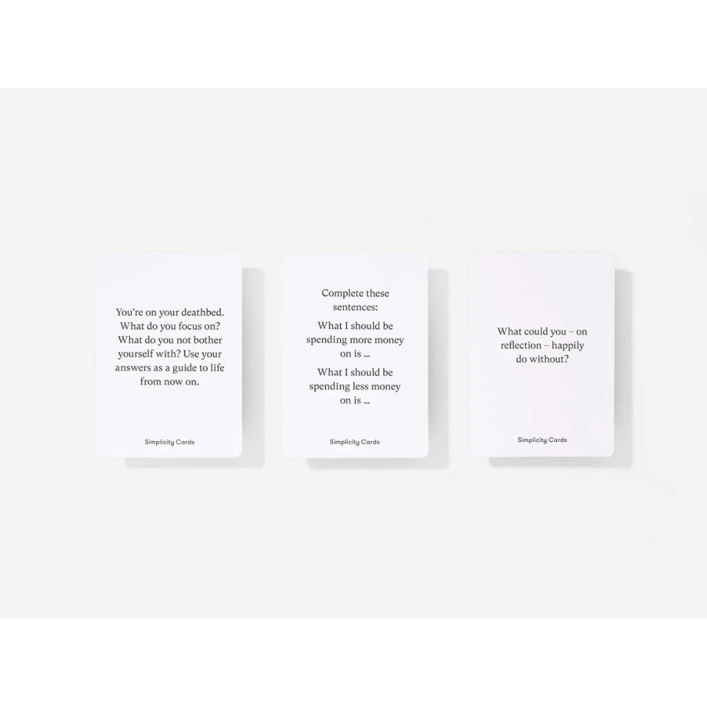 Karty do do samorozwoju Simplicity - The School of Life - 52 szt.