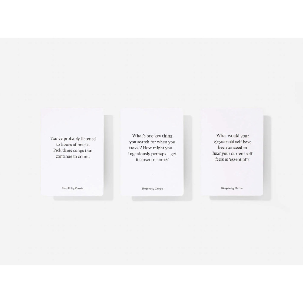 Karty do do samorozwoju Simplicity - The School of Life - 52 szt.