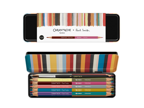 Set of Prismalo Bicolor Special Edition Paul Smith colored pencils - Caran d'Ache - 12 pcs