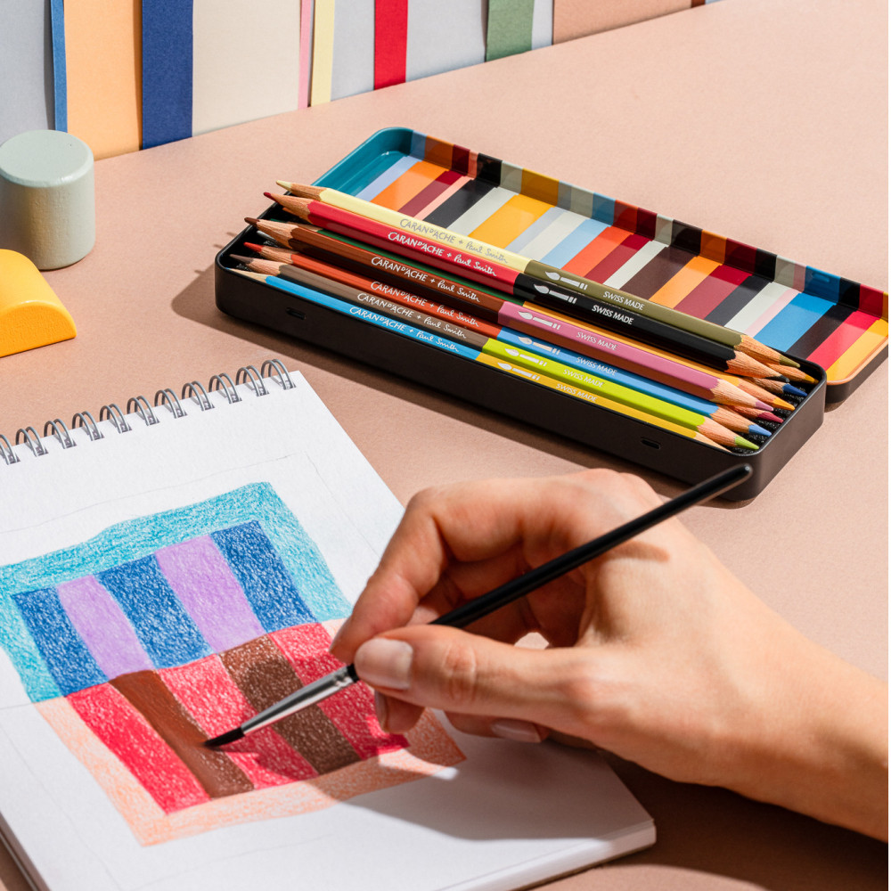 Zestaw kredek Bicolor Special Edition Paul Smith - Caran d'Ache - 12 szt.