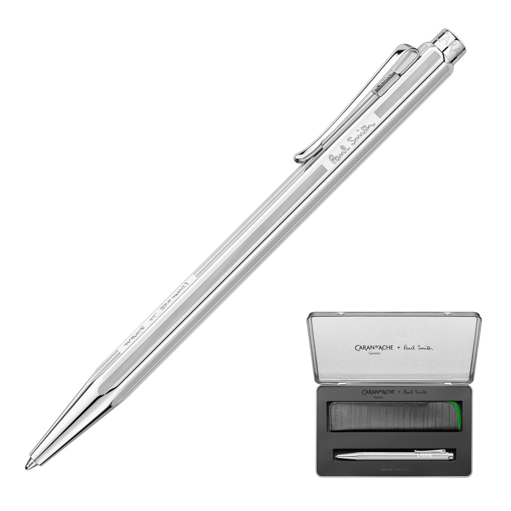Special Edition Paul Smith Ecridor ballpoint pen with case - Caran d'Ache