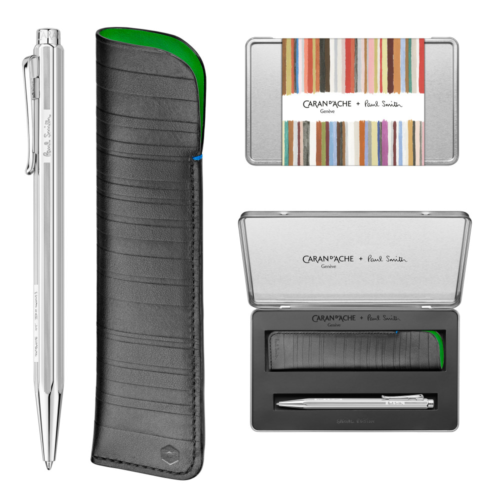 Special Edition Paul Smith Ecridor ballpoint pen with case - Caran d'Ache