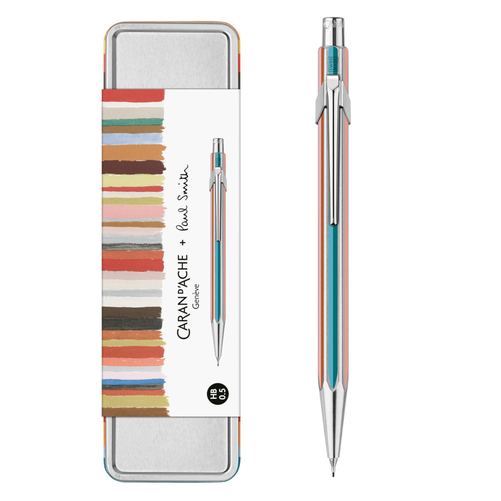 Mechanical pencil 844 Paul Smith Special Edition - Caran d'Ache - Silver 0,5 mm