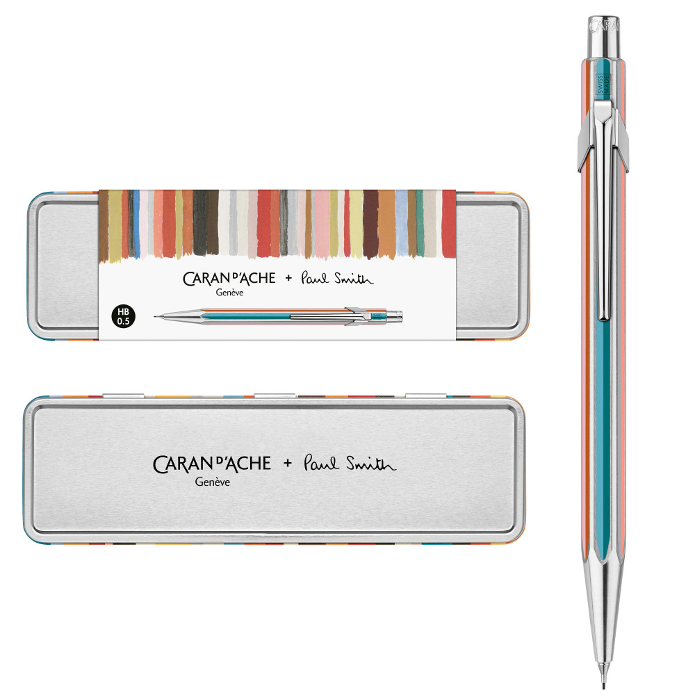 Mechanical pencil 844 Paul Smith Special Edition - Caran d'Ache - Silver 0,5 mm