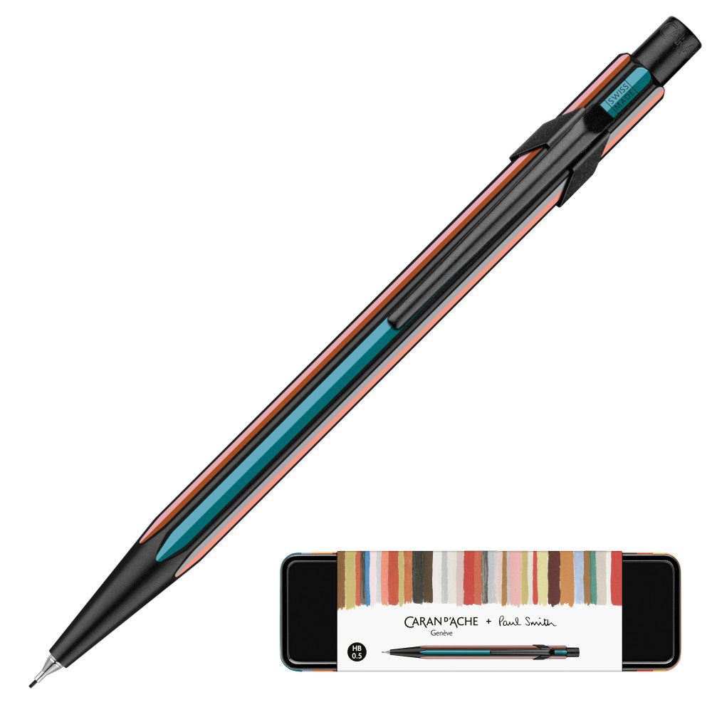 Mechanical pencil 844 Paul Smith Special Edition - Caran d'Ache - Black 0,5 mm