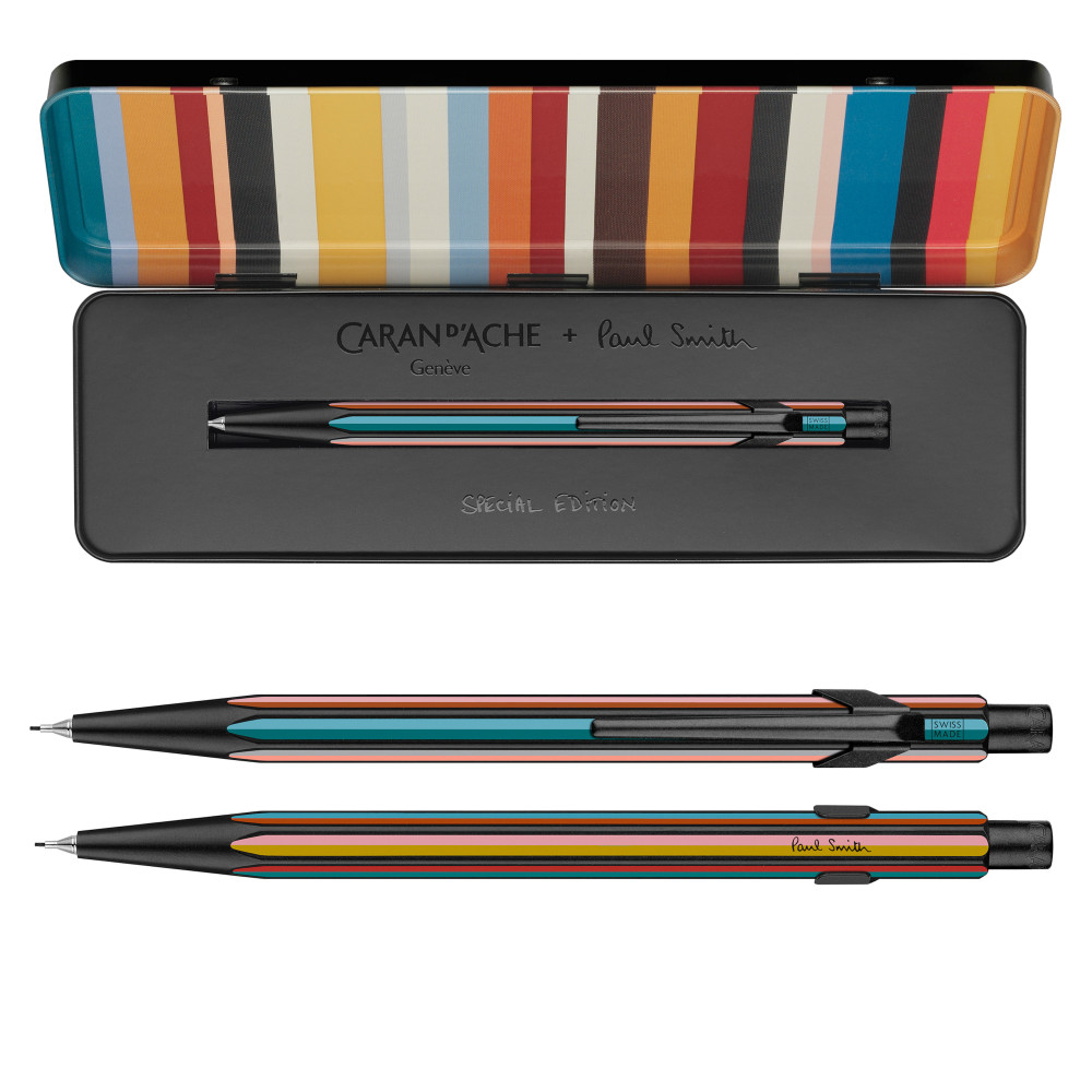 Ołówek mechaniczny 844 Special Edition Paul Smith - Caran d'Ache - Black 0,5 mm
