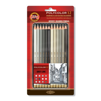 Holbein Artists' 6 Colored Pencil Set - 2 Tone Select ( Luminous & Met –  Art&Stationery