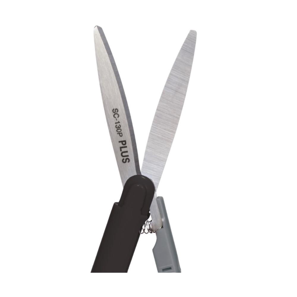 Pocket scissors SC-130PF - PLUS - Black 13,5 cm