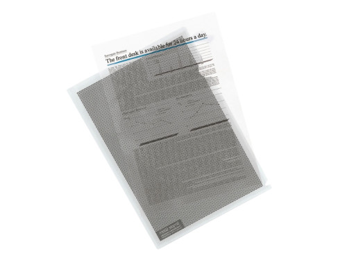 Camouflage folder A4 - PLUS - transparent