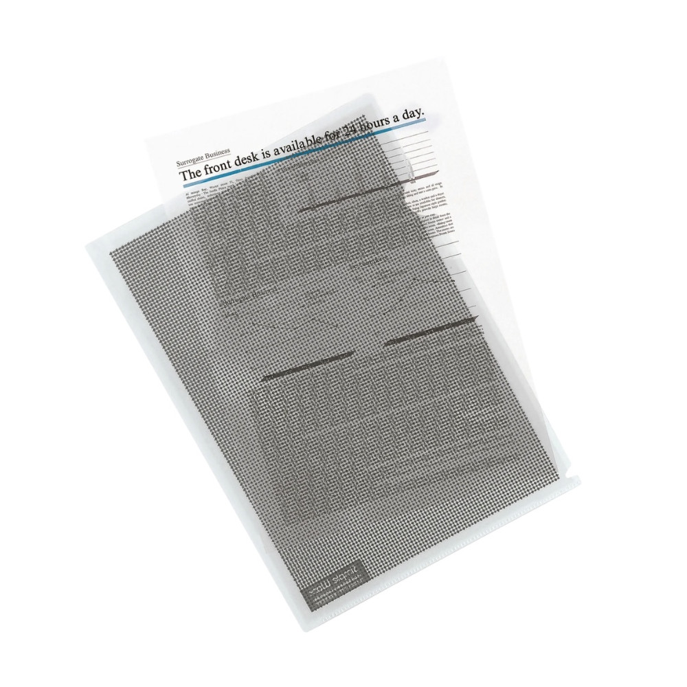 Camouflage folder A4 - PLUS - transparent