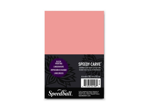Płyta do linorytu Speedy Carve - Speedball - 10,2 x 15,2 cm
